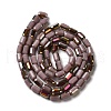 Electroplate Glass Beads Strands EGLA-D031-01-12-2
