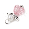 60Pcs Transparent Acrylic Pendants PALLOY-JF03897-5