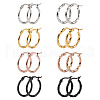 Stainless Steel Hoop Earrings STAS-TA0001-23B-2