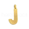 Ion Plating(IP) 304 Stainless Steel Charms STAS-G345-01G-J-1
