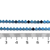 Electroplated Synthetic Non-magnetic Hematite Beads Strands G-J211-A02-01-4