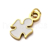 304 Stainless Steel Enamel Charms STAS-E550-68G-2