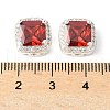 Brass Micro Pave Cubic Zirconia Beads KK-A253-20S-02-3