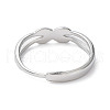 Non-Tarnish 304 Stainless Steel Infinity Adjustable Rings RJEW-D006-17P-3