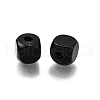 Spray Painted Wooden Beads WOOD-P021-01B-29-2