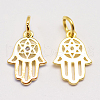 Brass Charms KK-G259-02-NR-3