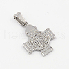 Non-Tarnish Fashionable 304 Stainless Steel Pendants STAS-J004-01-2