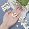 SUPERFINDINGS 40Pcs 2 Color Ion Plating(IP) 304 Stainless Steel Charms STAS-FH0001-53-4