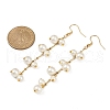 3 Pairs 3 Styles Glass Pearl Dangle Earrings EJEW-JE06463-5