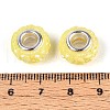 Opaque Resin European Beads RESI-T057-29L-3