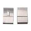 Tarnish Resistant 304 Stainless Steel Bayonet Clasps STAS-G143-39P-2