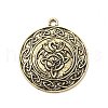 Tibetan Style Alloy Pendants PALLOY-B008-02AB-1