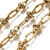 Ion Plating(IP) 304 Stainless Steel knot with Oval Link Chains CHS-S012-05G-1