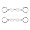 2Pcs 304 Stainless Steel Bag Extension Chains AJEW-TAC00013-1