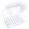 24 Grids Plastic Bead Storage Containers CON-WH0086-053B-1