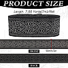 7M Ethnic Style Embroidery Polyester Ribbons OCOR-WH0070-119B-03-2