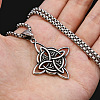 Viking Knot 304 Stainless Steel Pendant Necklaces for Men FS-WG73CD6-01-4