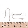 Rhodium Plated 925 Sterling Silver Earring Hooks STER-I016-101P-3