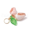 Natural Sea Shell Copper Wire Wrapped Pendants PALLOY-JF03611-01-5