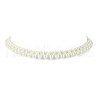 ABS Plastic Pearl & Shell Pearl Beaded Necklaces NJEW-JN05124-2
