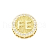 Brass Micro Pave Clear Cubic Zirconia Multi-Strand Links KK-D325-04G-1