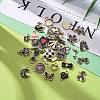 60Pcs 30 Styles Alloy Enamel Charms ENAM-LS0001-05LG-5