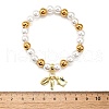 Brass Stretch Bracelets BJEW-C098-07C-5