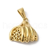 PVD Vacuum Plating 304 Stainless Steel Pendants STAS-B069-40C-G-1