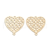 Long-Lasting Plated Brass Links Connector Charms KK-K336-46B-KCG-1