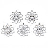 Non-Tarnish 201 Stainless Steel Pendants STAS-N098-050P-1