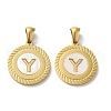 Ion Plating(IP) 304 Stainless Steel Pendants STAS-I204-Y-G-1