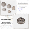 Olycraft 50Pcs 5 Styles 3-Hole Brass Buttons BUTT-OC0001-47B-4