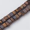 Natural Tiger Eye Beads Strands G-G968-H05-1