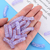 Transparent Crackle Acrylic Beads CACR-S009-001A-N47-5