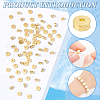 BENECREAT 80Pcs Brass Bead KK-BC0013-53D-4