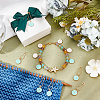 10Pcs 10 Style Number 0~9 Alloy Enamel Pendant Stitch Markers HJEW-NB00001-4