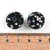 Polymer Clay Pave Rhinestone Beads RB-T018-01F-3