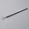 Iron 7-Pin Feather Wire Brush Texture Tool TOOL-WH0134-73S-2