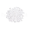 6/0 Inside Colours Transparent Glass Seed Beads SEED-T007-07B-4