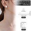 Beebeecraft 6 Pairs Hypoallergenic Bioceramics Zirconia Ceramic Earring Settings FIND-BBC0003-67-2