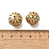 Rhinestone Brass Beads KK-D295-06G-01-2