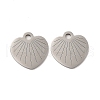 Non-Tarnish 201 Stainless Steel Pendants STAS-K251-059P-1