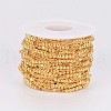 Brass Handmade Beaded Chains CHC-G006-07G-3