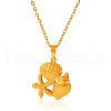 Stainless Steel Starfish Shell Shaped Pendant Summer Necklaces for Women SE5195-2-5