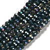Electroplate Glass Beads Strands GLAA-F001-3x2mm-20AB-1