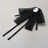 Bowknot Polyester Gauze Brooch AJEW-WH20006-14A-2