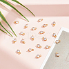 GOMAKERER 20Pcs Brass Clear Cubic Zirconia Charms KK-GO0001-97-7
