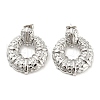 Brass Dangle Stud Earrings EJEW-C066-14P-1