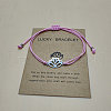 201 Stainless Steel Lotus Link Bracelets WGDDDBE-04-1