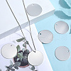 SOFPLATE 25Pcs Aluminum Pendants FIND-SP0002-68A-02-4